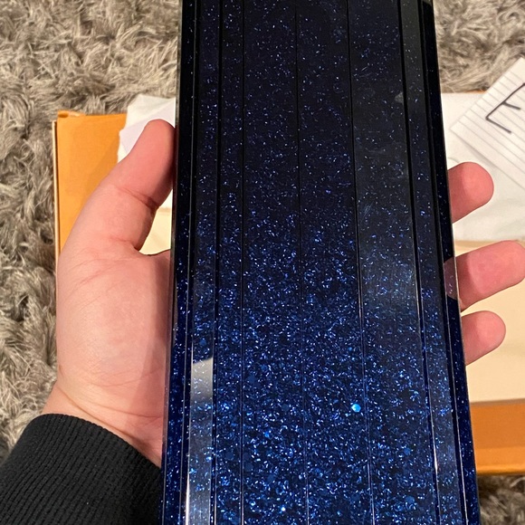 Fabulous Ombré (Navy to Blue) JIMMY CHOO Crossbody/Clutch - Picture 5 of 9